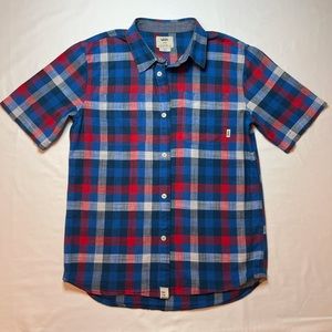 Boys Vans Plaid Buttondown Shirt